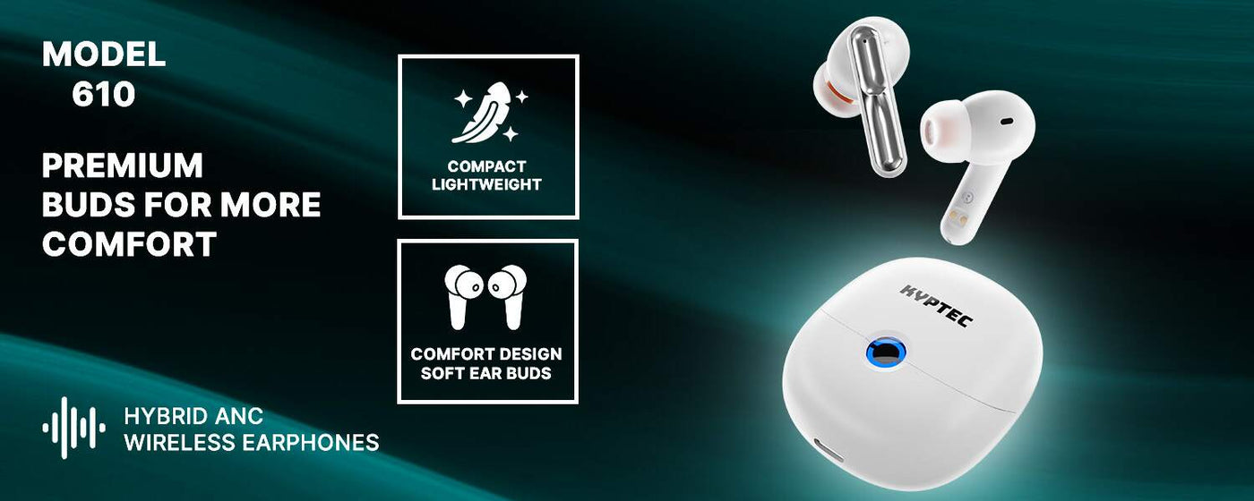 kyptec 610 lightweight in ear earphones with secure comfortable fit