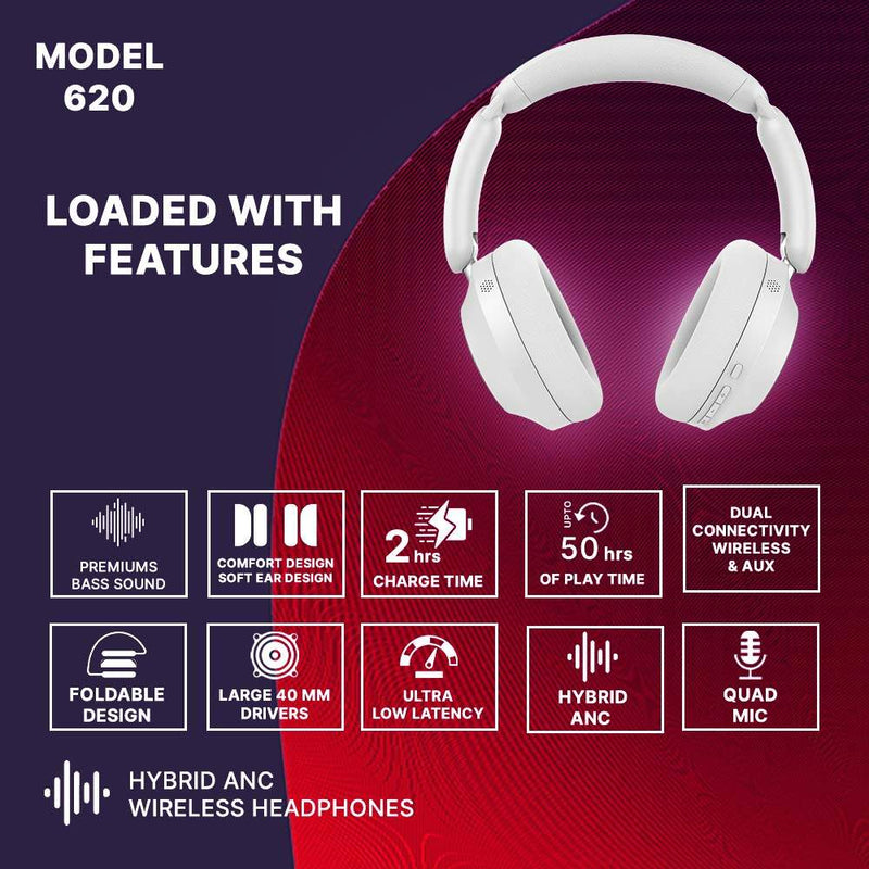 kyptec 620 over ear headphones with durable premium finish