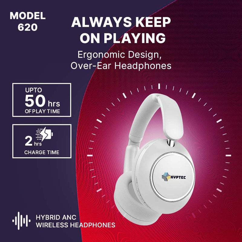 kyptec 620 noise isolation headphones with ergonomic over ear fit