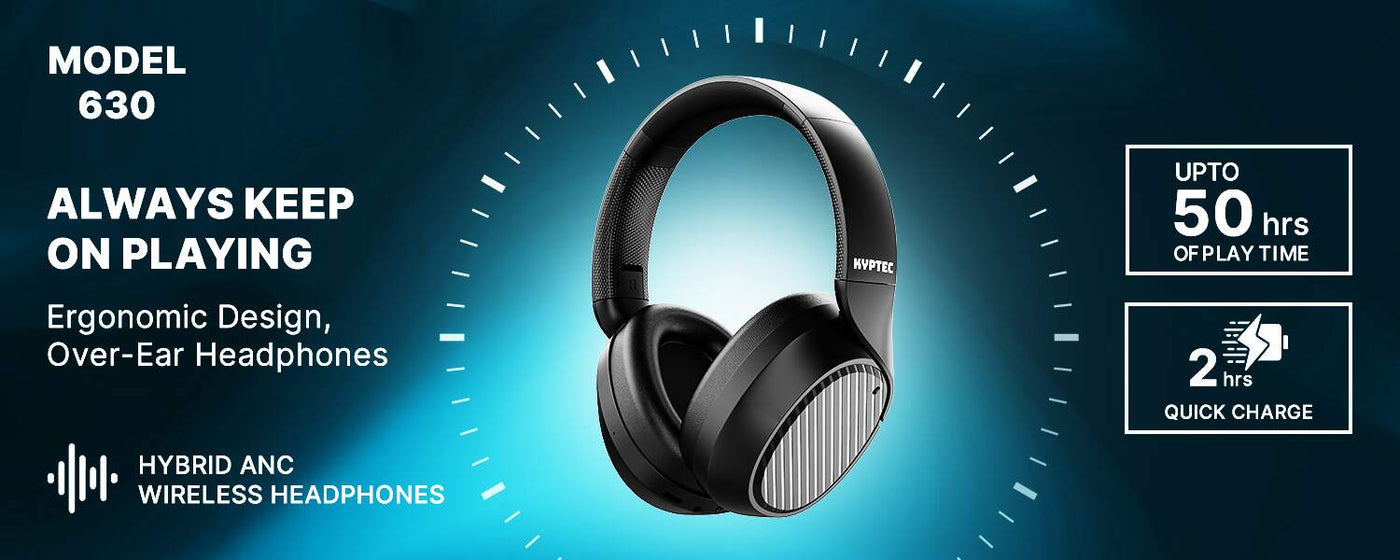kyptec 630 noise cancelling over ear headphones for travel