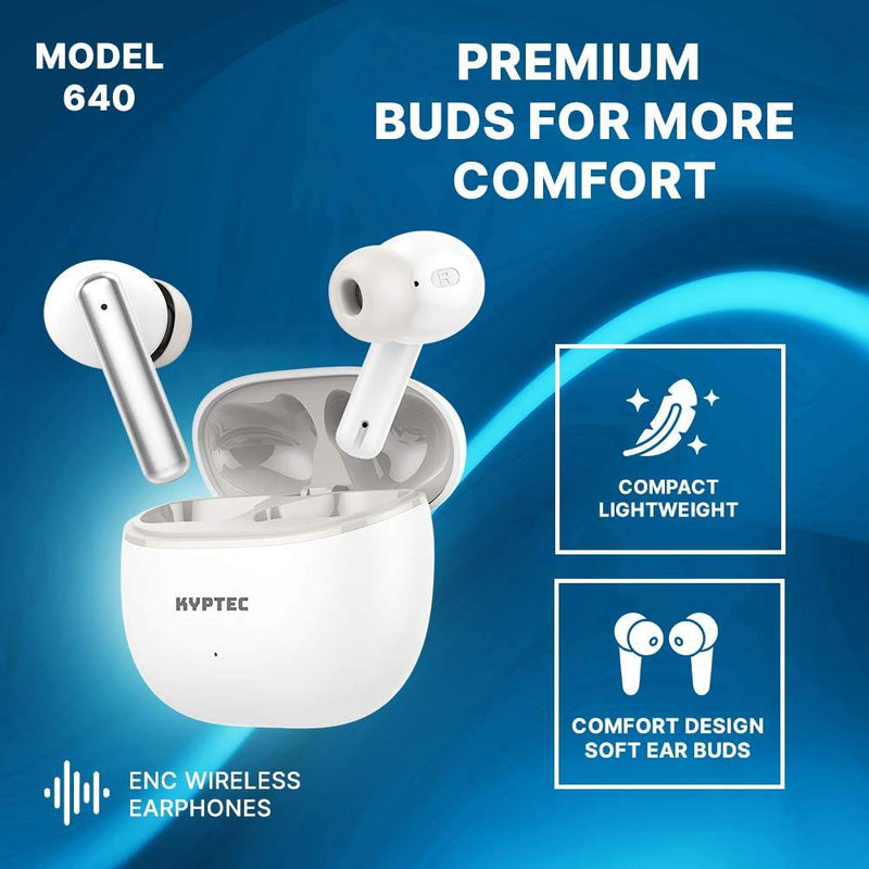 kyptec 640 lightweight in ear earphones with comfortable secure fit