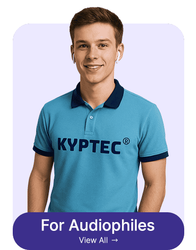 kyptec lifestyle audio brand showcasing premium headphones and earbuds