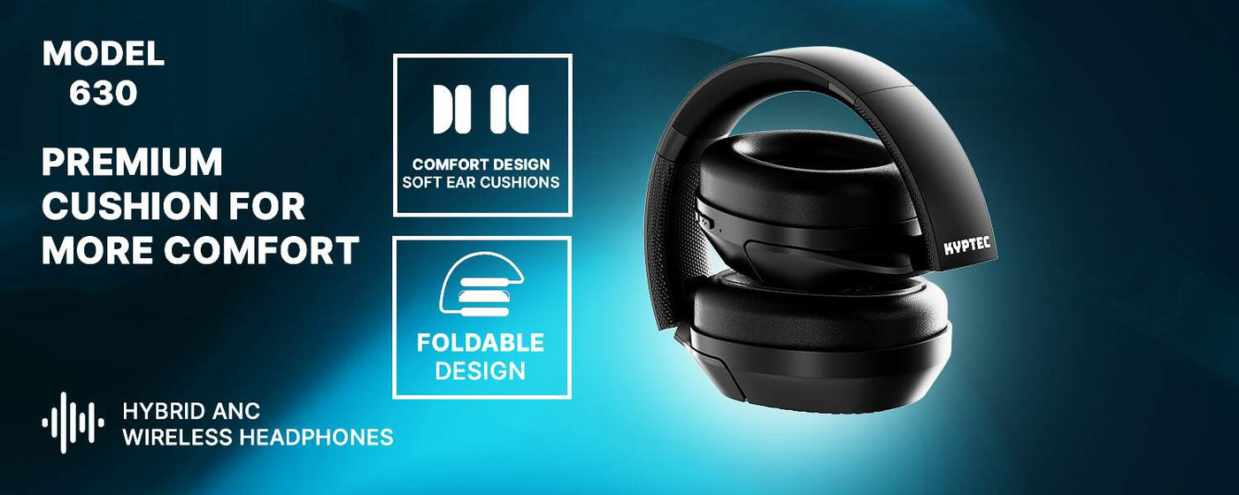 kyptec 630 premium listening headphones with plush comfort