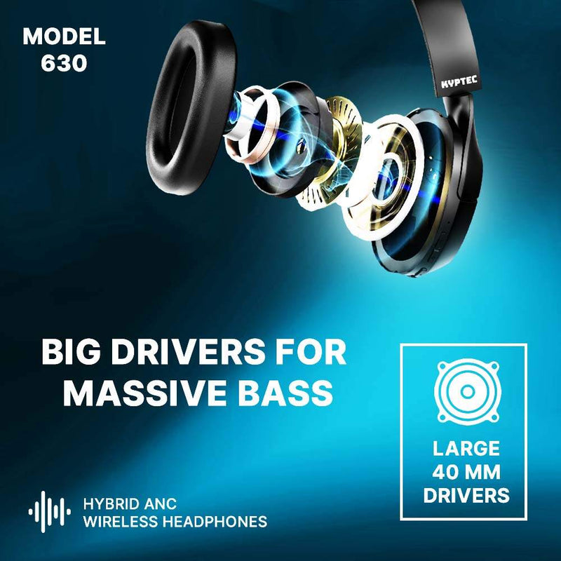 kyptec 630 studio grade over ear headphones with clarity