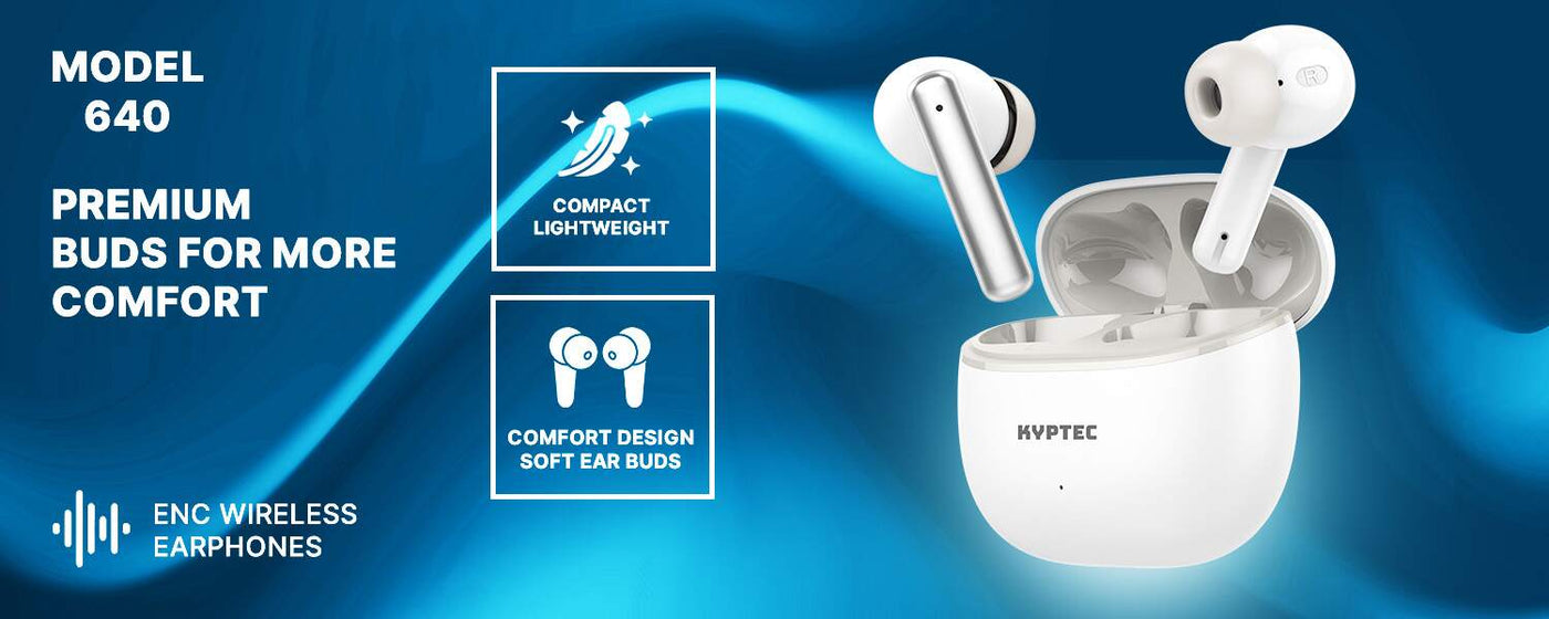 kyptec 640 premium sound earbuds crafted for everyday music